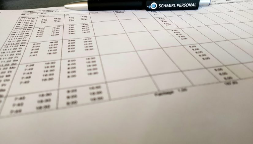 Foto Arbeitszeiterfassung